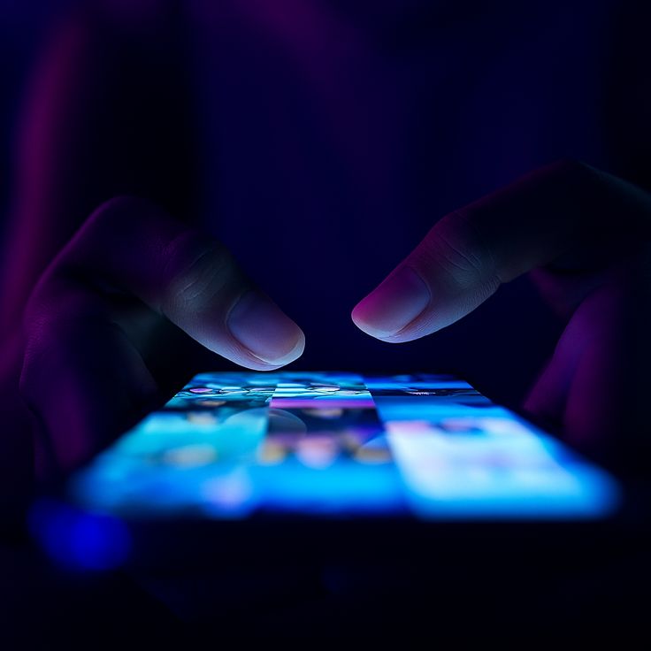 Buyer using a phone for online payment